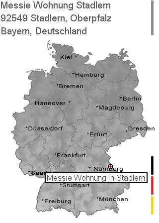 Messie Wohnung Stadlern, Oberpfalz, 92549 Stadlern