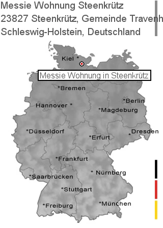 Messie Wohnung Steenkrütz, Gemeinde Travenhorst, 23827 Steenkrütz