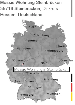 Messie Wohnung Steinbrücken, Dillkreis, 35716 Steinbrücken