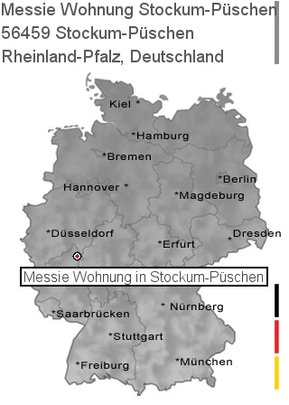 Messie Wohnung Stockum-Püschen, 56459 Stockum-Püschen