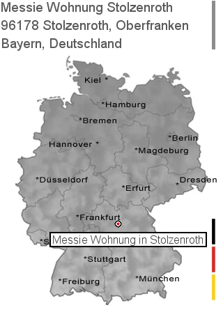 Messie Wohnung Stolzenroth, Oberfranken, 96178 Stolzenroth