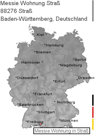 Messie Wohnung Straß, 88276 Straß