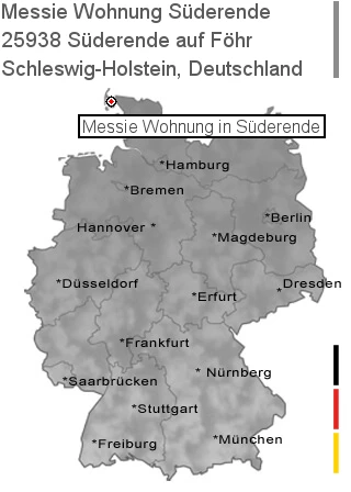Messie Wohnung Süderende auf Föhr, 25938 Süderende