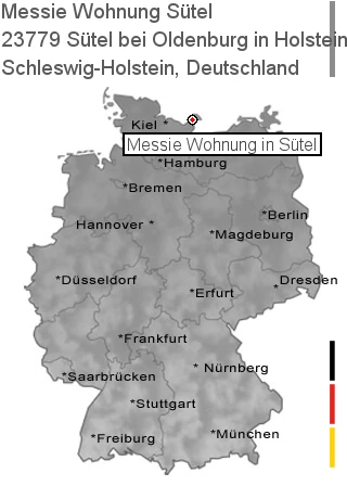 Messie Wohnung Sütel bei Oldenburg in Holstein, 23779 Sütel