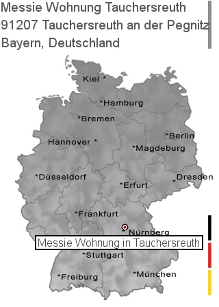 Messie Wohnung Tauchersreuth an der Pegnitz, 91207 Tauchersreuth