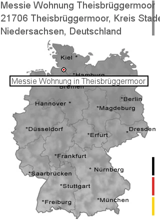 Messie Wohnung Theisbr&uuml;ggermoor, Kreis Stade, 21706 Theisbrüggermoor