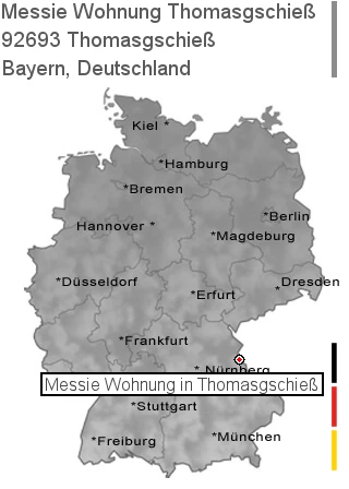 Messie Wohnung Thomasgschieß, 92693 Thomasgschieß