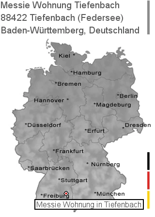 Messie Wohnung Tiefenbach (Federsee), 88422 Tiefenbach