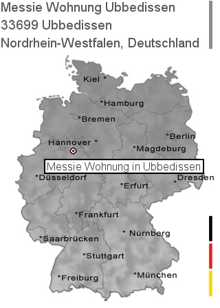 Messie Wohnung Ubbedissen, 33699 Ubbedissen