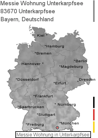 Messie Wohnung Unterkarpfsee, 83670 Unterkarpfsee