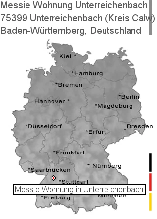 Messie Wohnung Unterreichenbach (Kreis Calw), 75399 Unterreichenbach