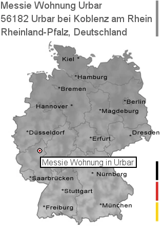Messie Wohnung Urbar bei Koblenz am Rhein, 56182 Urbar