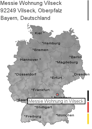 Messie Wohnung Vilseck, Oberpfalz, 92249 Vilseck