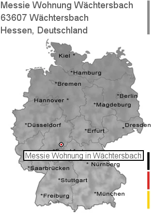 Messie Wohnung Wächtersbach, 63607 Wächtersbach