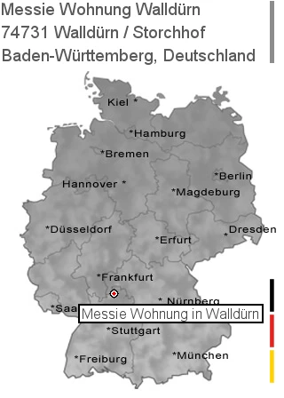 Messie Wohnung Walld&uuml;rn / Storchhof, 74731 Walldürn