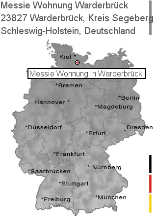 Messie Wohnung Warderbrück, Kreis Segeberg, 23827 Warderbrück