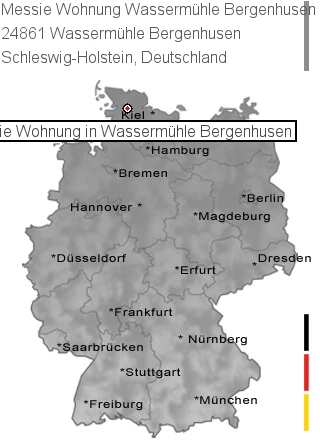 Messie Wohnung Wassermühle Bergenhusen, 24861 Wassermühle Bergenhusen