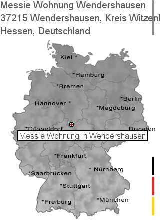 Messie Wohnung Wendershausen, Kreis Witzenhausen, 37215 Wendershausen
