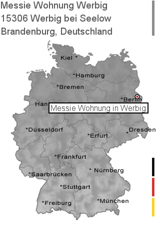 Messie Wohnung Werbig bei Seelow, 15306 Werbig