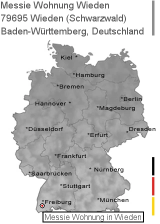 Messie Wohnung Wieden (Schwarzwald), 79695 Wieden