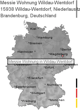 Messie Wohnung Wildau-Wentdorf, Niederlausitz, 15938 Wildau-Wentdorf