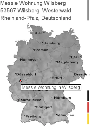 Messie Wohnung Wilsberg, Westerwald, 53567 Wilsberg