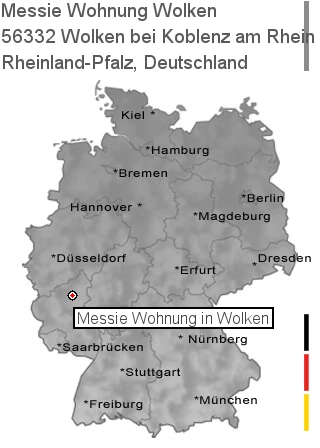 Messie Wohnung Wolken bei Koblenz am Rhein, 56332 Wolken