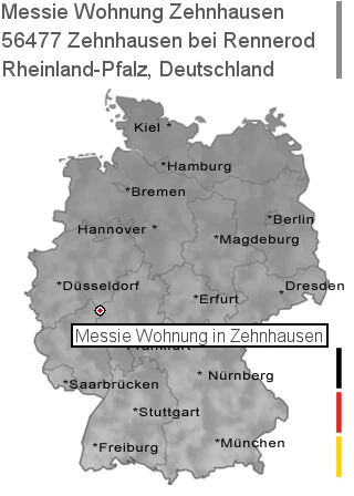 Messie Wohnung Zehnhausen bei Rennerod, 56477 Zehnhausen
