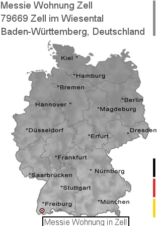 Messie Wohnung Zell im Wiesental, 79669 Zell