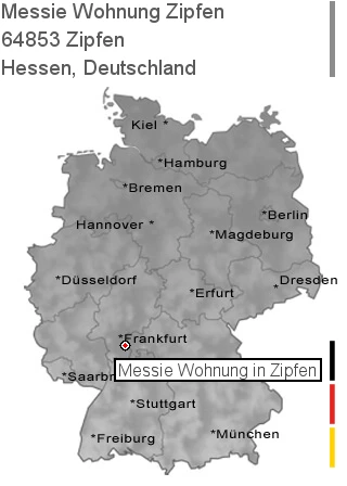 Messie Wohnung Zipfen, 64853 Zipfen
